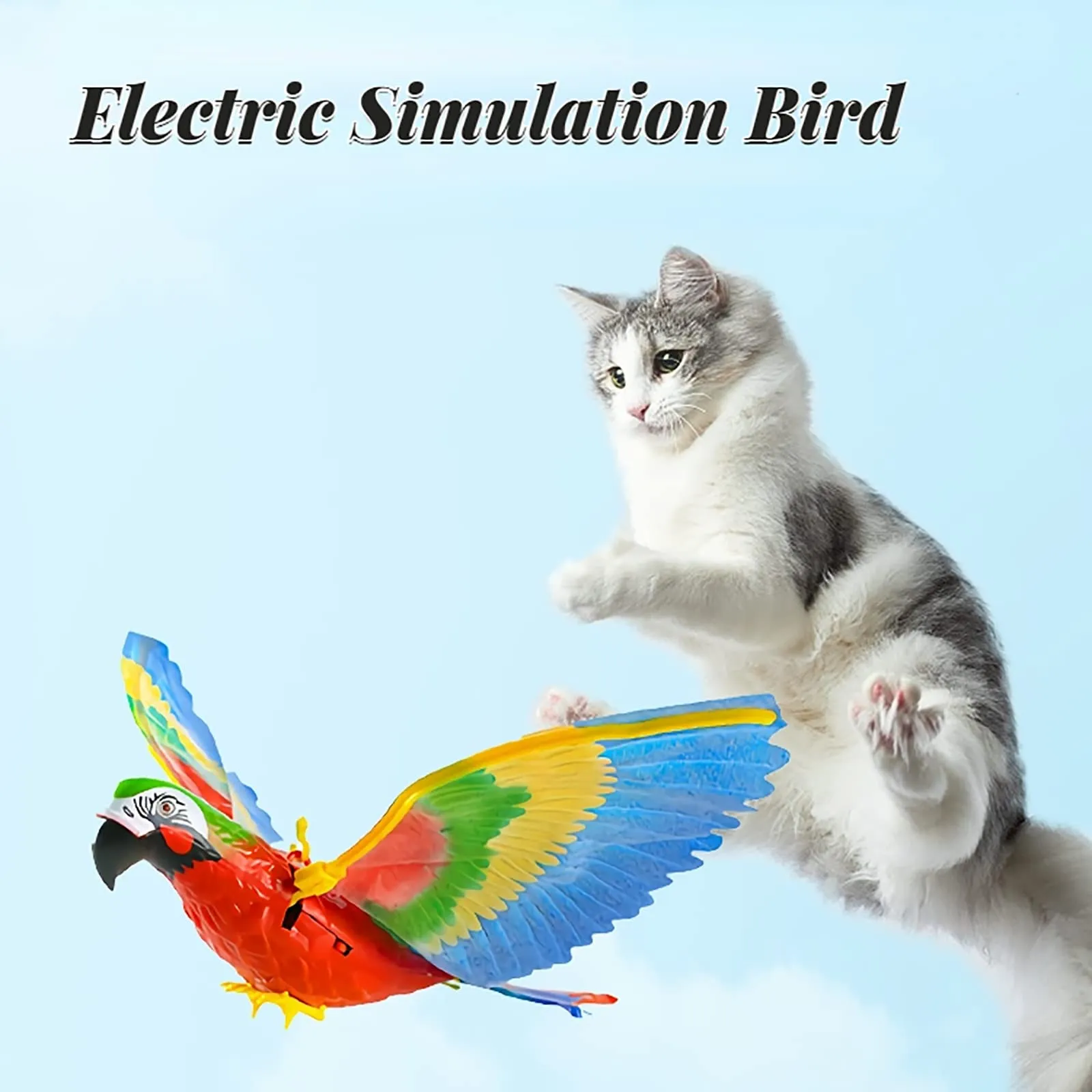 49% OFF - Automatic Moving Simulation Bird Interactive Cat Toy for Indoor Cats