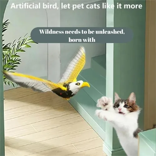 49% OFF - Automatic Moving Simulation Bird Interactive Cat Toy for Indoor Cats