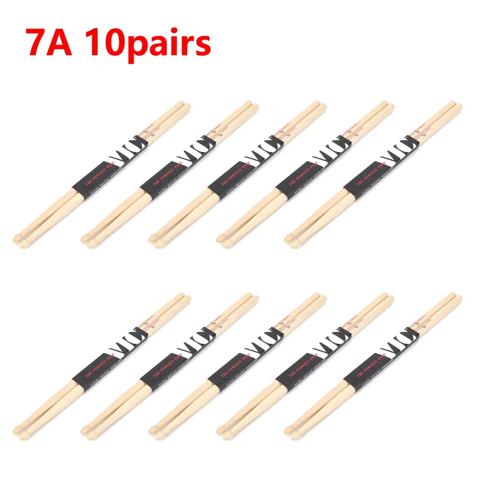 5A / 7A Jazz Drumsticks 1 / 5 / 10 Pairs