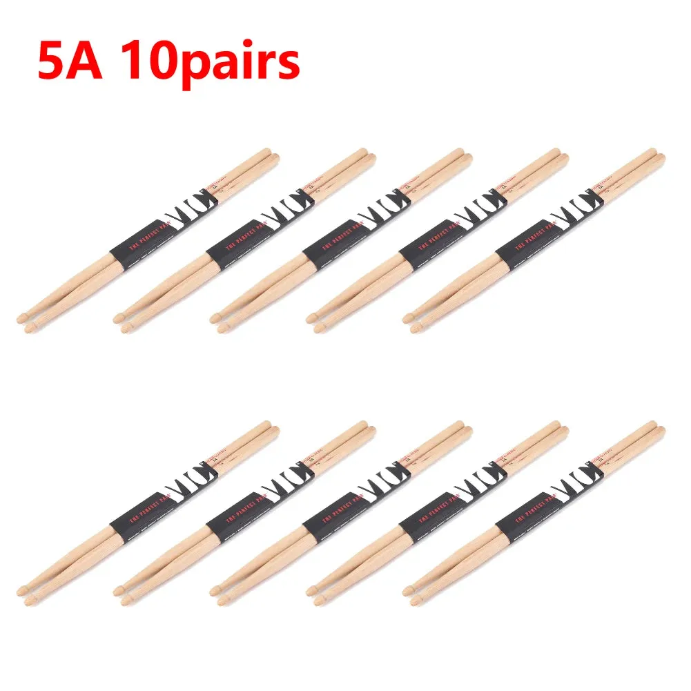5A / 7A Jazz Drumsticks 1 / 5 / 10 Pairs