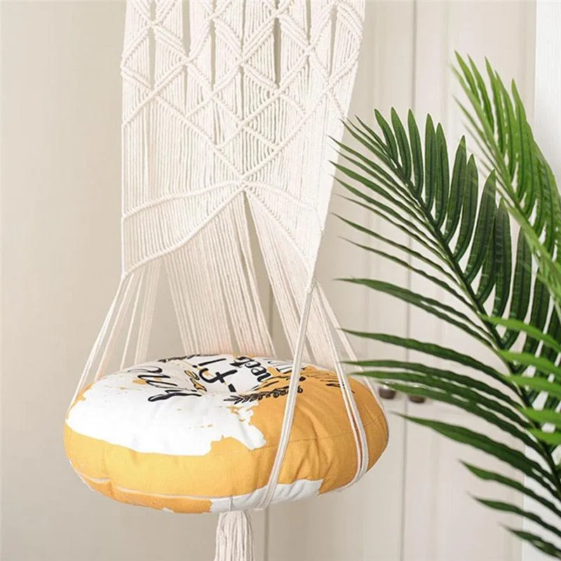 Bohemian Style Cotton Cat Bed Tapestry