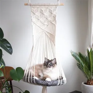 Bohemian Style Cotton Cat Bed Tapestry