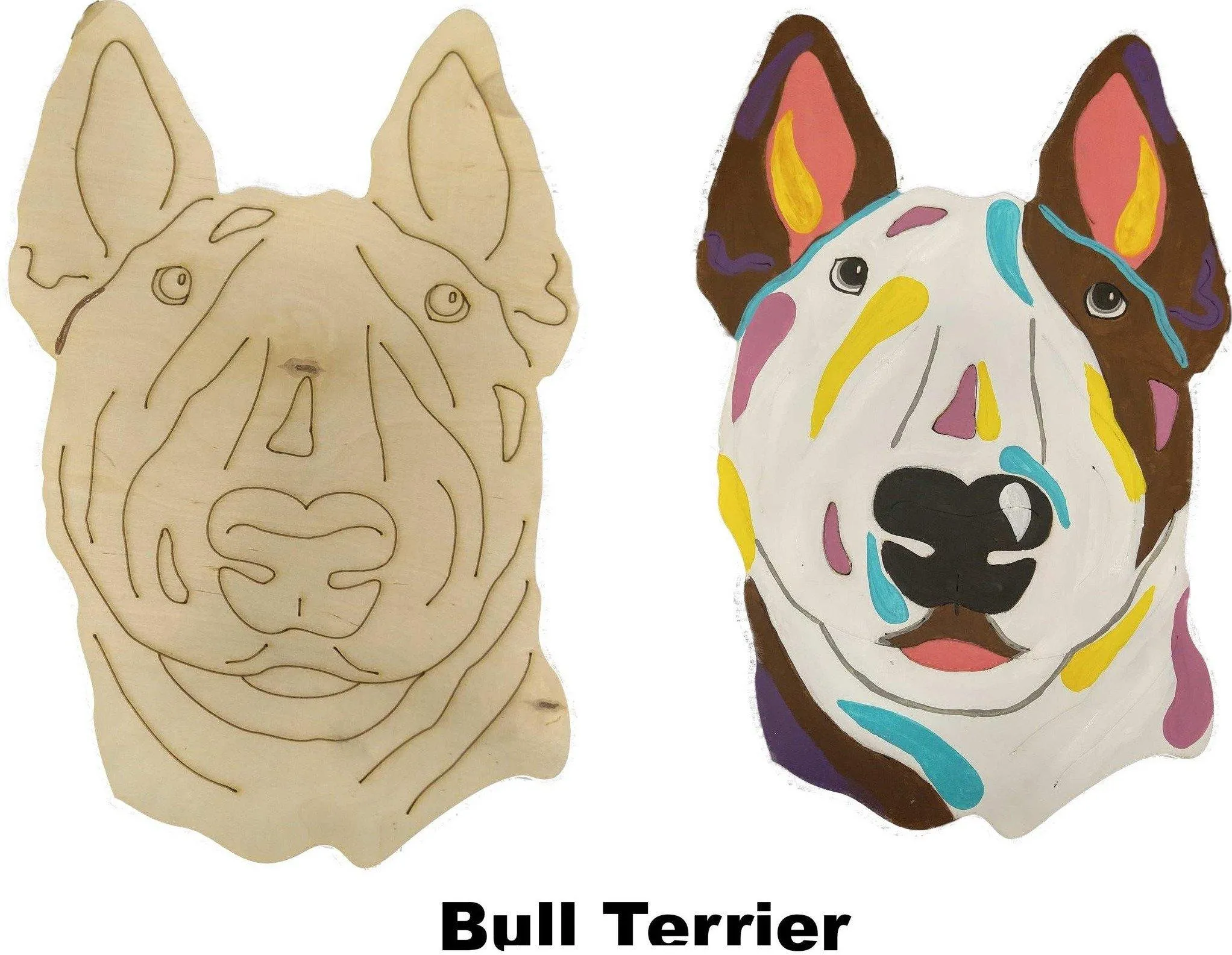 Bull Terrier-DIY Pop Art Paint Kit