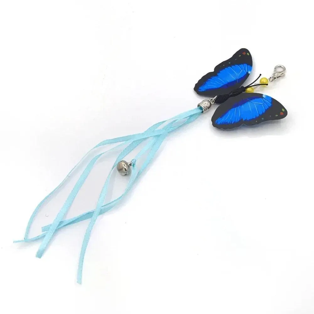 Butterfly Cat Wand Toy: Pole & Attachments