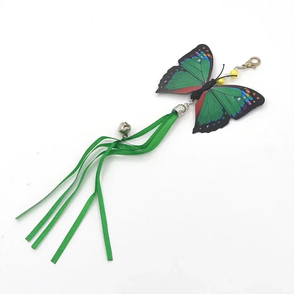 Butterfly Cat Wand Toy: Pole & Attachments