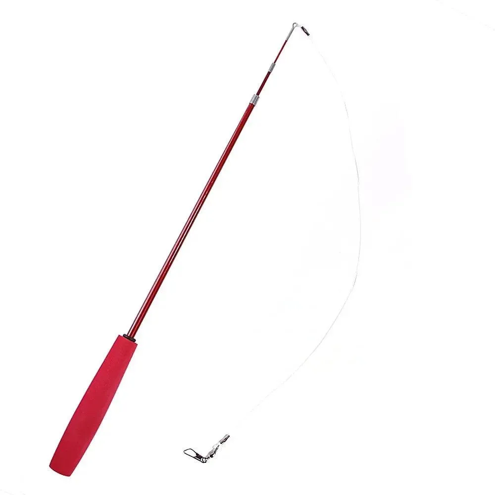 Butterfly Cat Wand Toy: Pole & Attachments