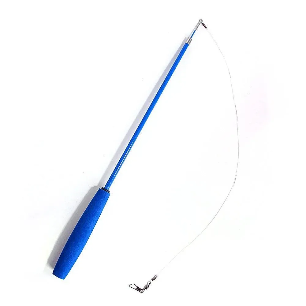 Butterfly Cat Wand Toy: Pole & Attachments