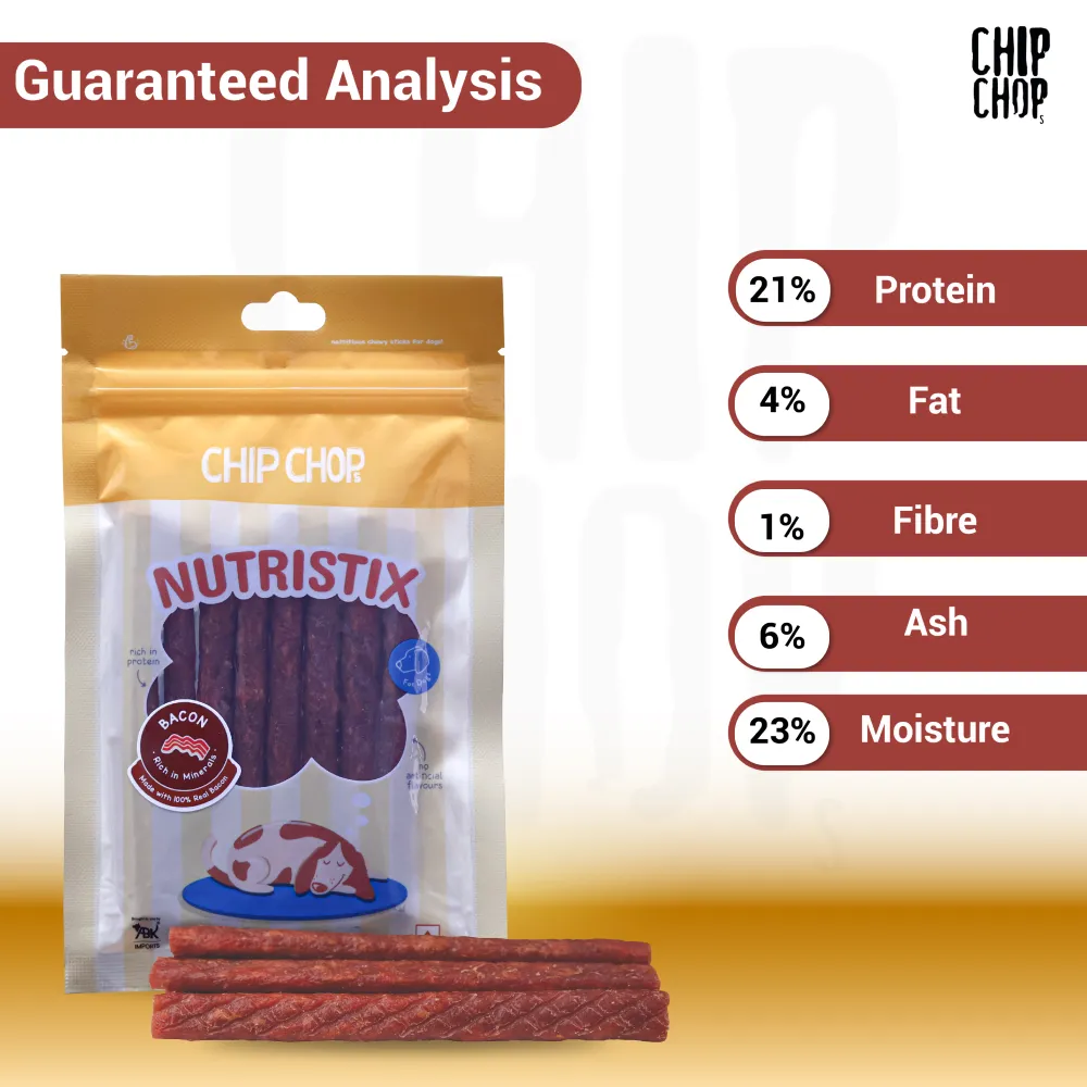 Chip Chops Bacon Nutristix Dog Treats (Limited Shelf Life)
