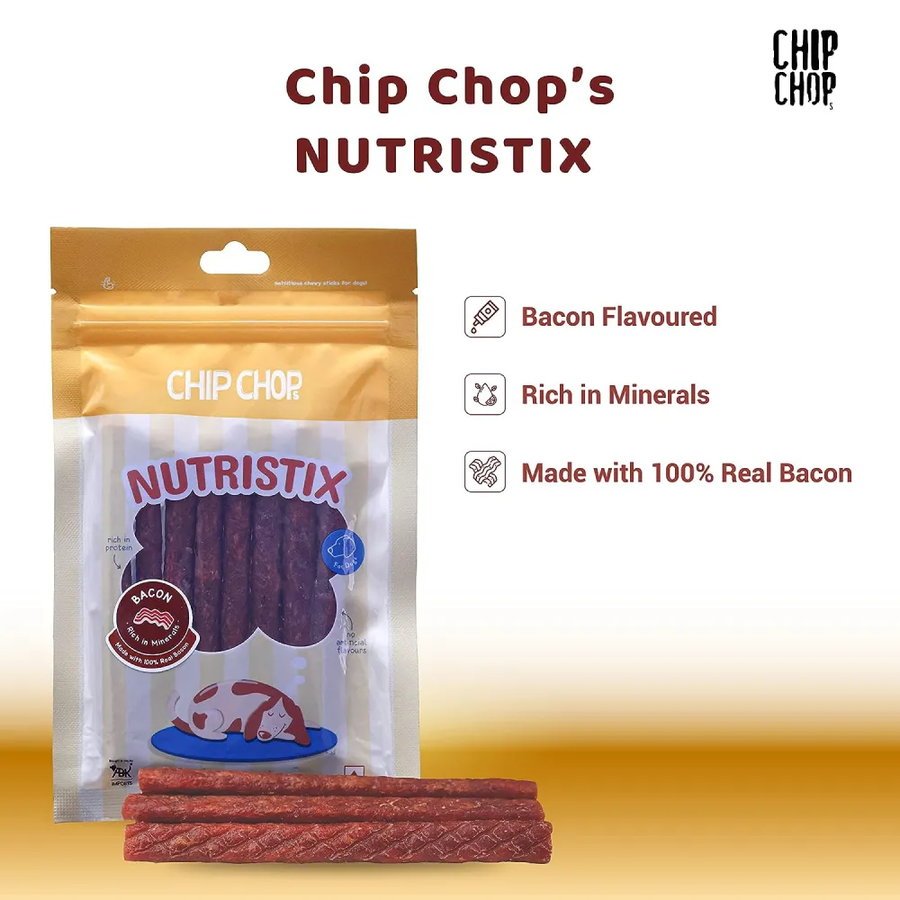 Chip Chops Bacon Nutristix Dog Treats (Limited Shelf Life)