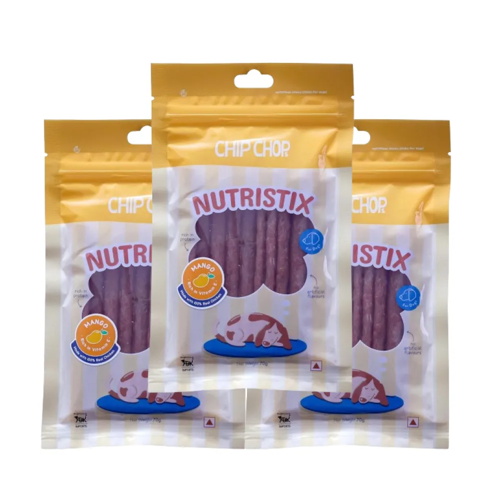 Chip Chops Mango Nutristix Dog Treats