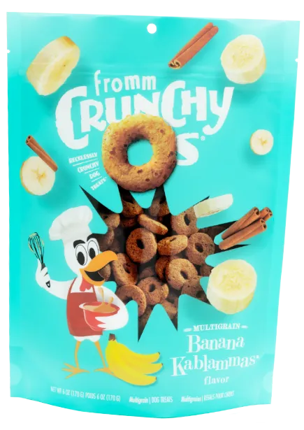 Crunchy O's Banana Kablammas Dog Treats from Fromm