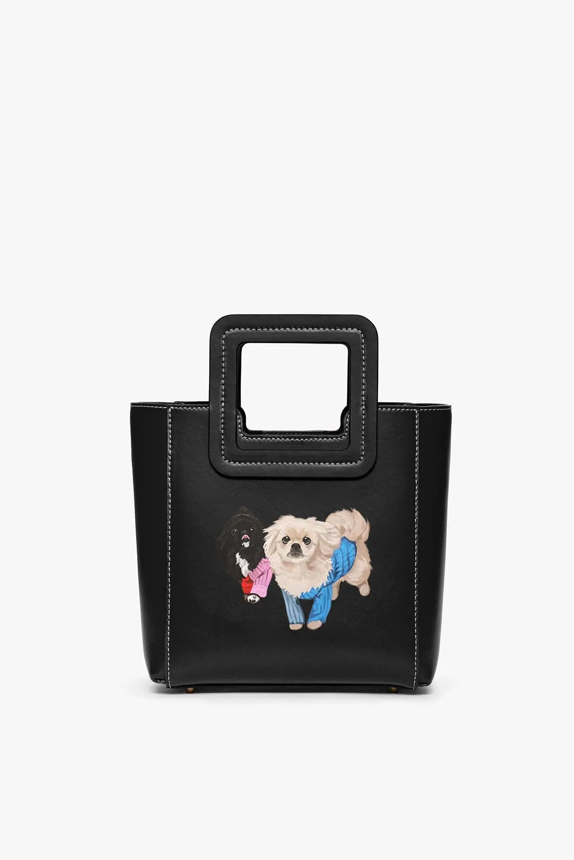 CUSTOM MINI SHIRLEY LEATHER BAG | BLACK