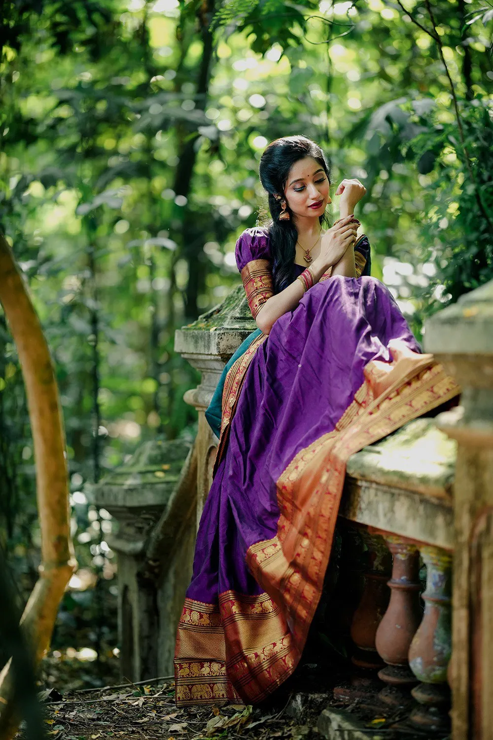 Designer Narayan Pet stunning Lehenga, Blouse, and Dupatta Set