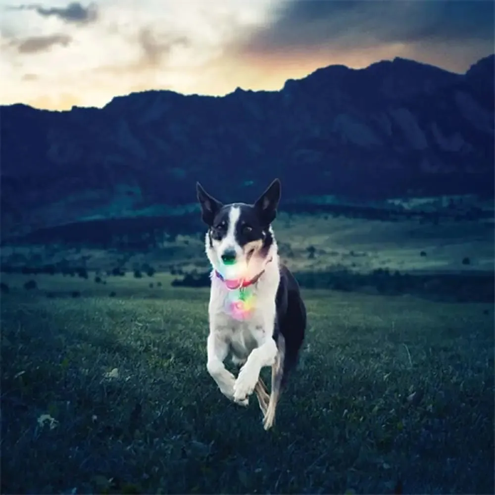 Durable Bouncy Slobber Proof Led Activation Auto Shut-off Dog Ball for Small Medium Large Dog