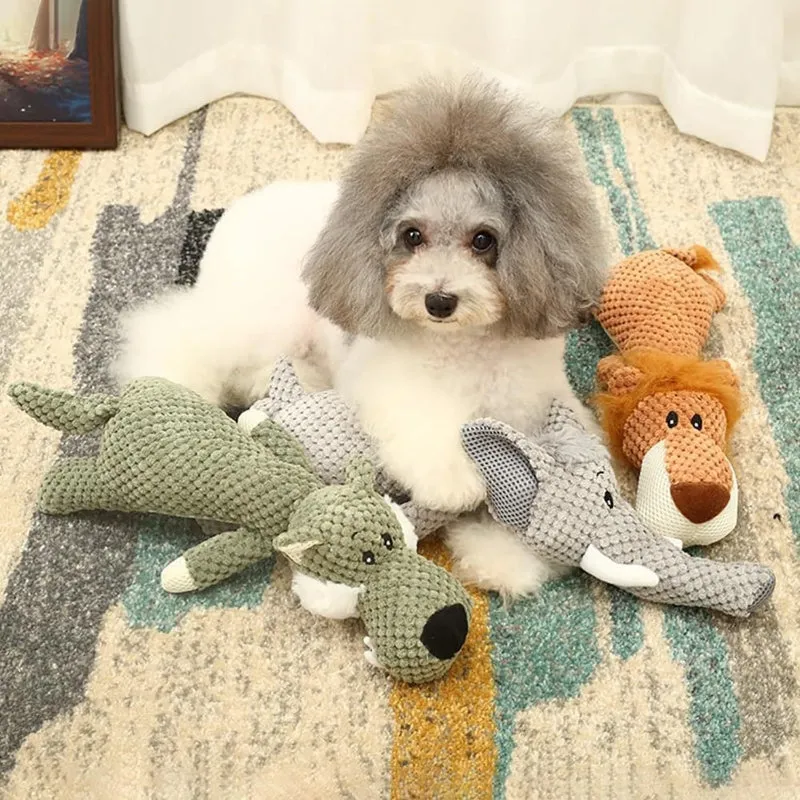 Durable Pet Plush Chew Toys For Aggressive Dogs