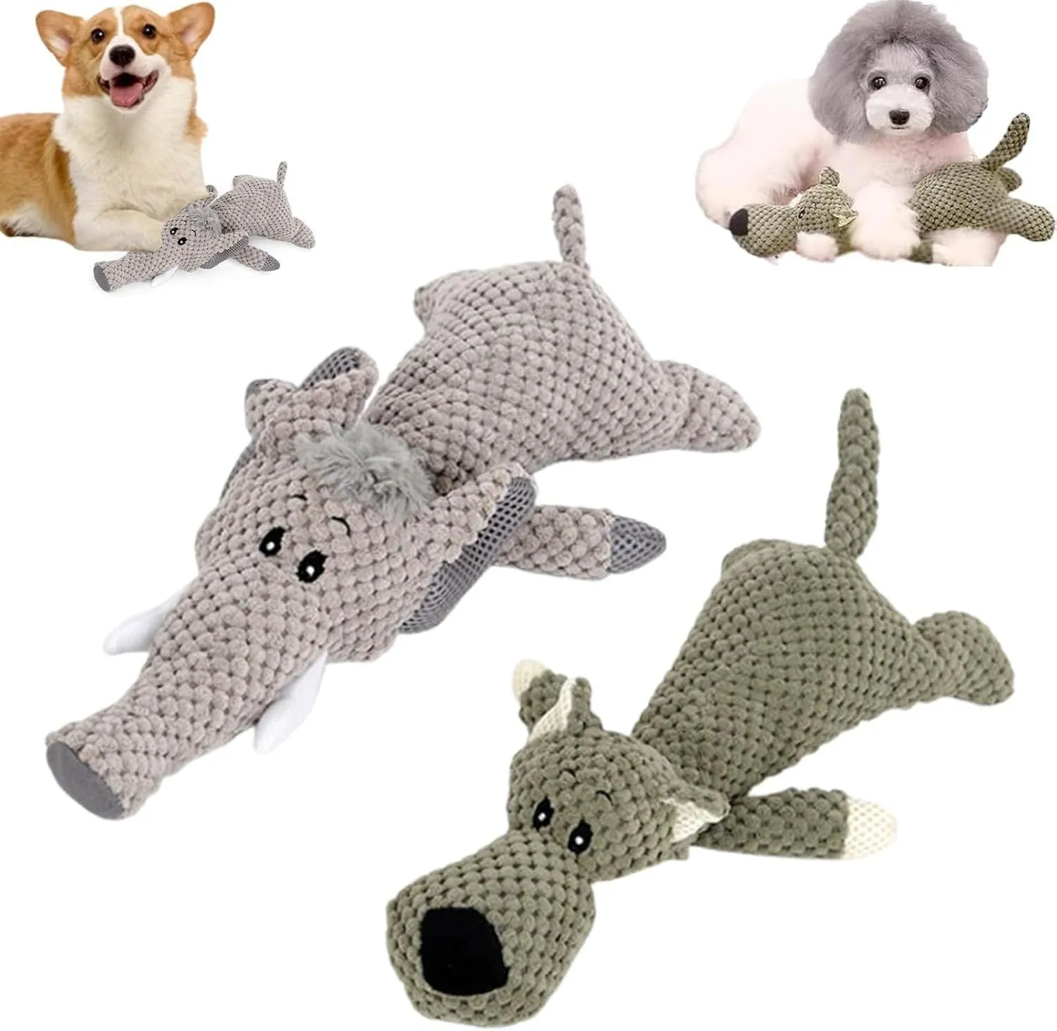 Durable Pet Plush Chew Toys For Aggressive Dogs