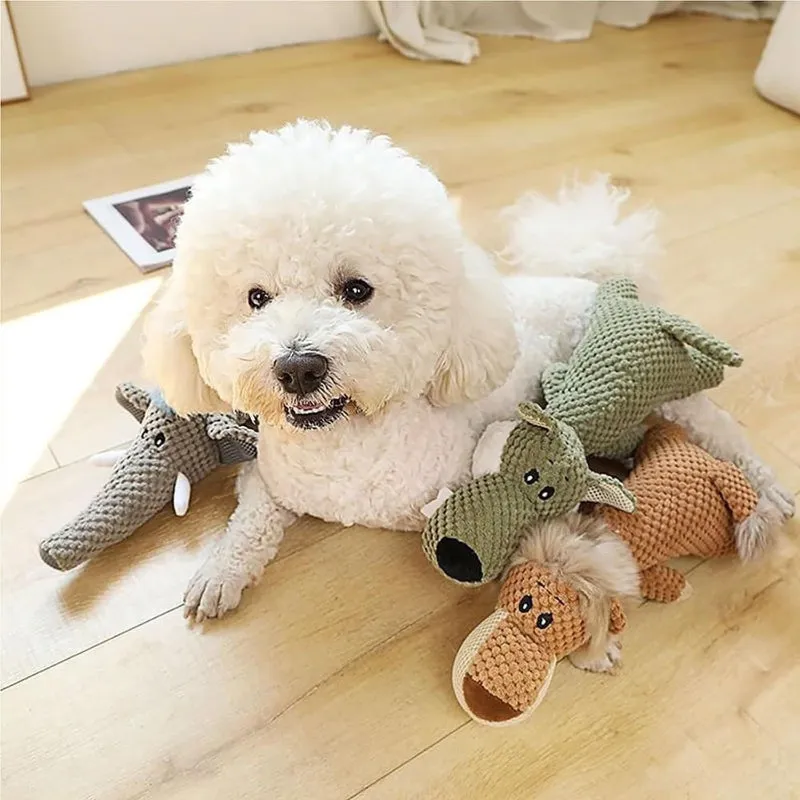 Durable Pet Plush Chew Toys For Aggressive Dogs