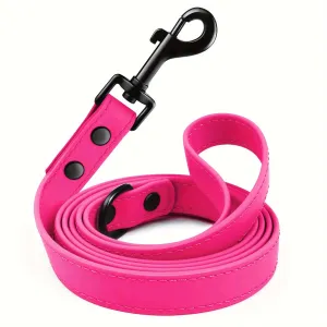 Durable Waterproof PVC Dog Leash - Easy to Clean, Durable Dog Walking Lead for Outdoor Adventures