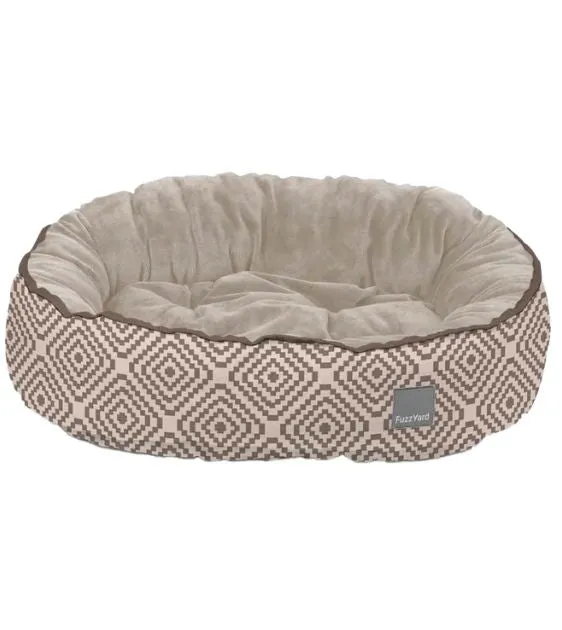 FuzzYard Reversible (Malta Mocha) Dog Bed