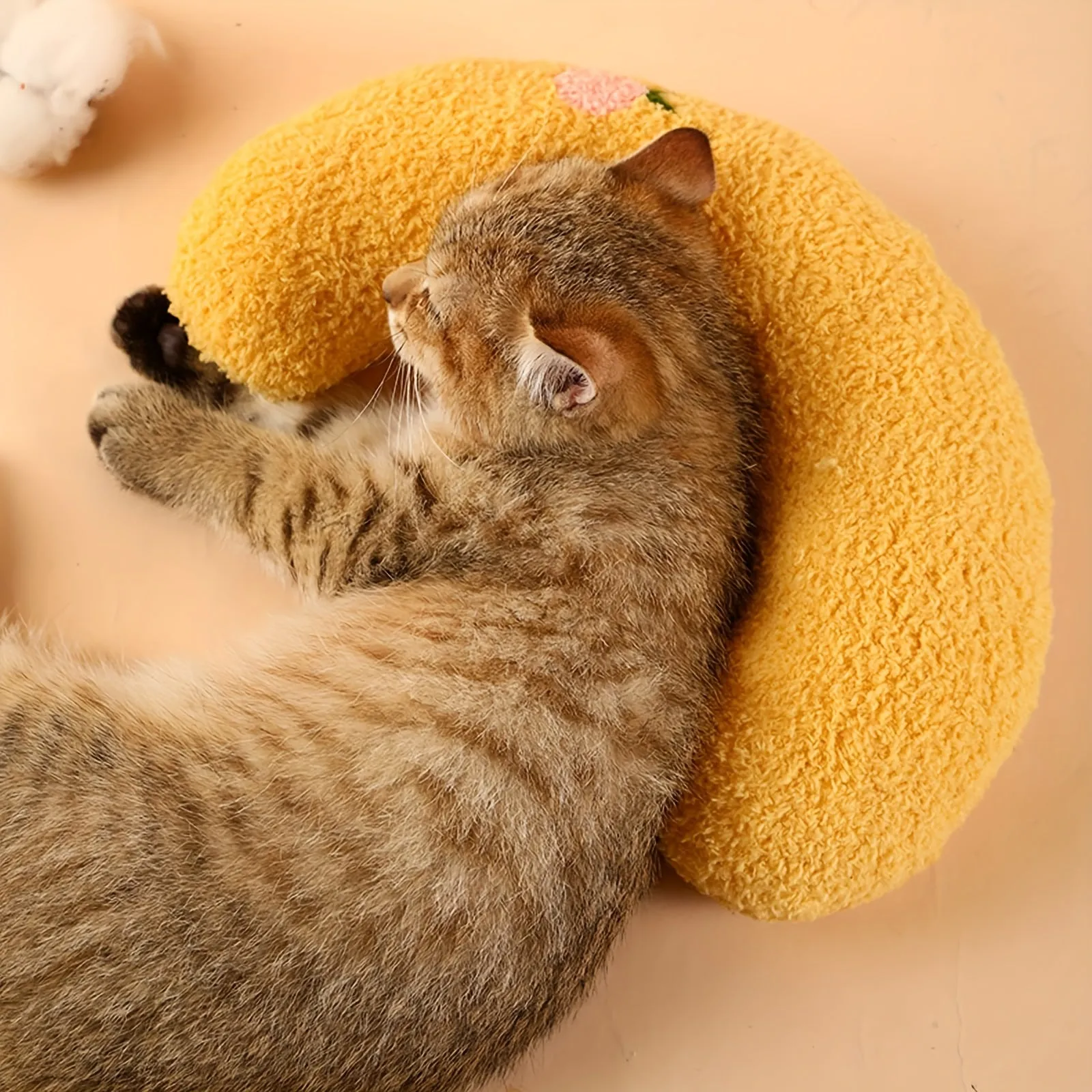 Happy Tails Cat Pillow