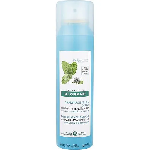 KLORANE by Klorane DETOX DRY SHAMPOO WITH AQUATIC MINT 3.2 OZ