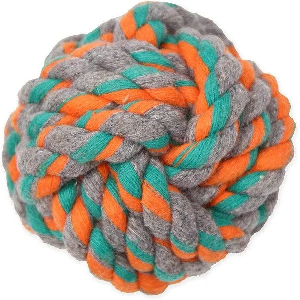 Mammoth Flossy Chews Rope Ball Dog Toy
