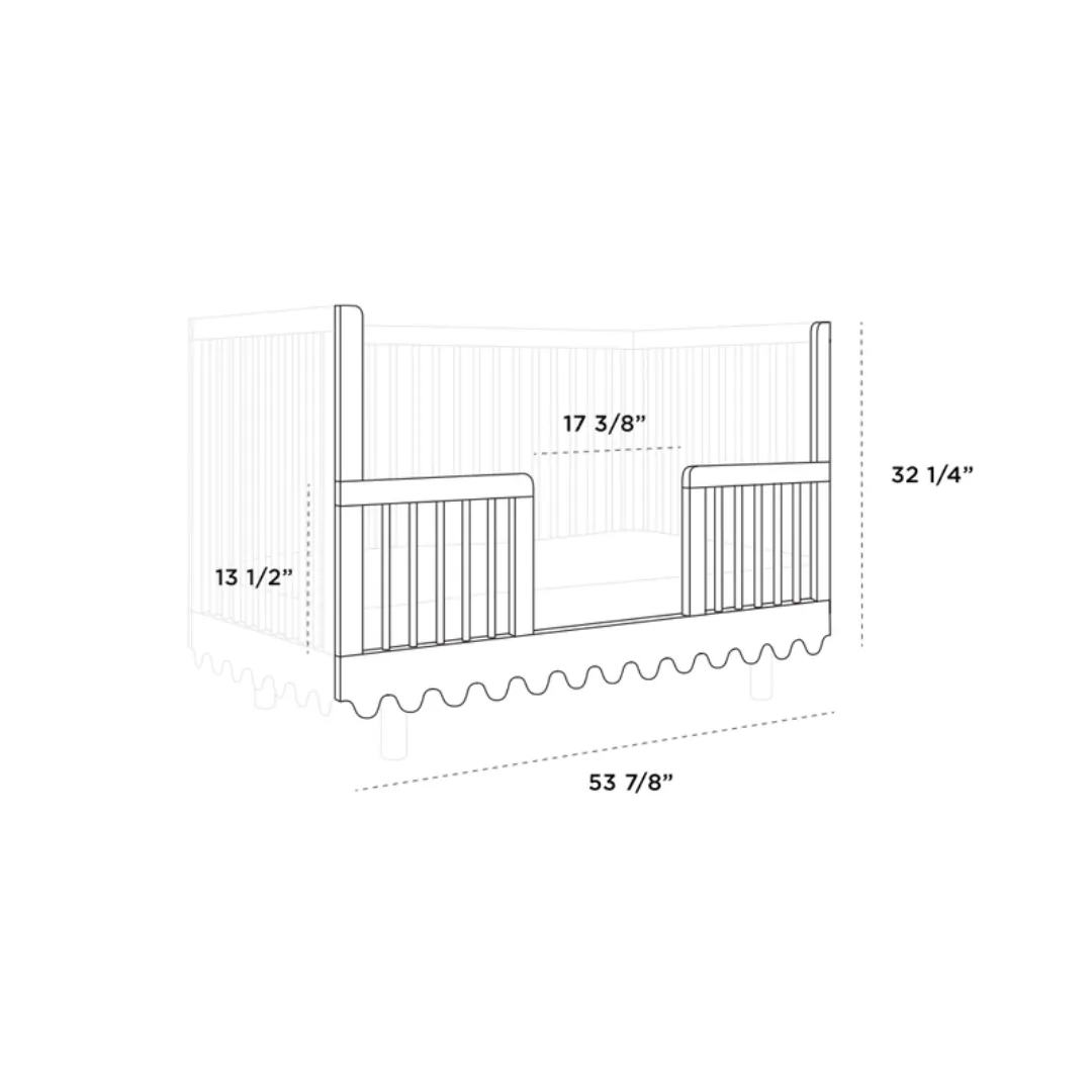 Moss Toddler Bed Conversion Kit - Green by Oeuf