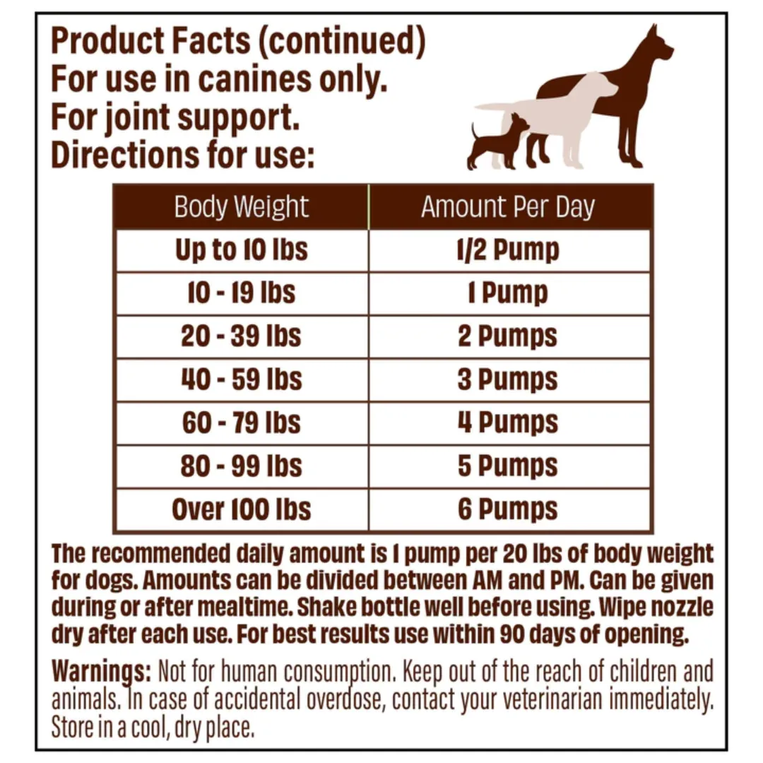 Natural Dog Company Liquid Glucosamine - Hip & Joint