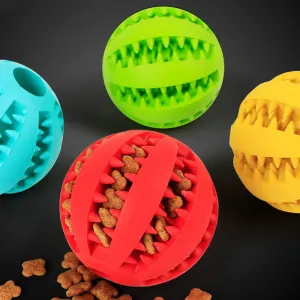 Natural Rubber Leaking Ball Pet Toy