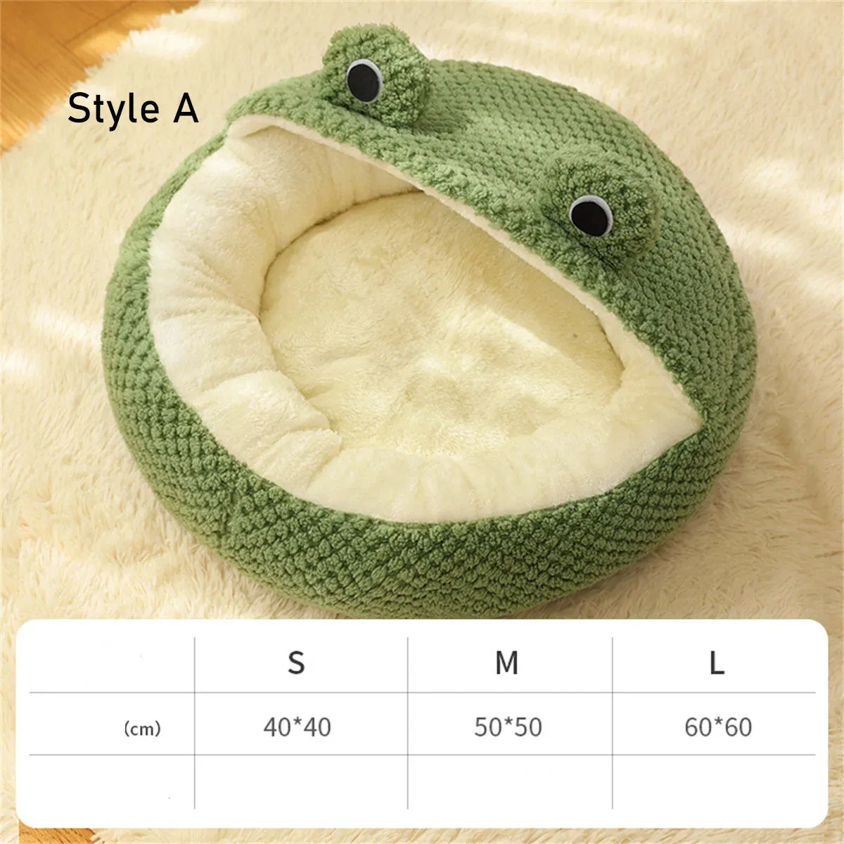 Pat and Pet Emporium | Pet Beds | Cartoon Frog Cat Dog House