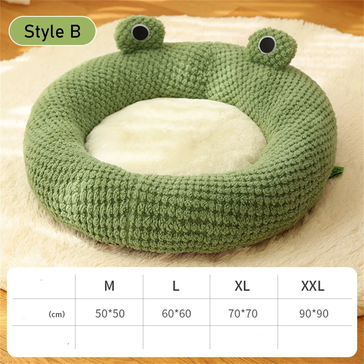 Pat and Pet Emporium | Pet Beds | Cartoon Frog Cat Dog House