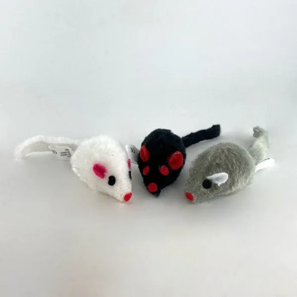 Pawise Plush Mice Cat Toy