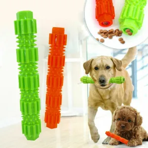Pet Dog Teeth Cleaning Squeaking Rubber Toy