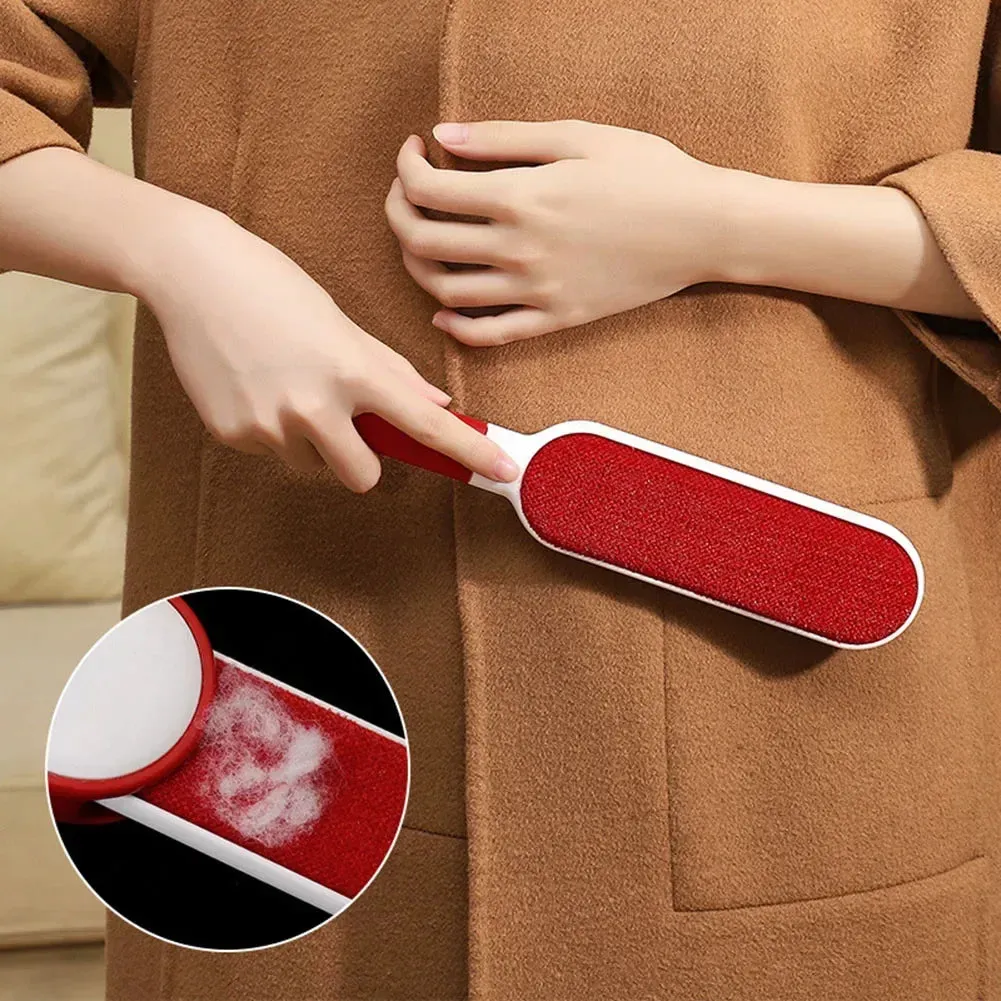 Pet Hair Removal Brush for Dogs and Cats - Double-Sided, Reusable Lint Remover for Clothes, Furniture, and Carpets