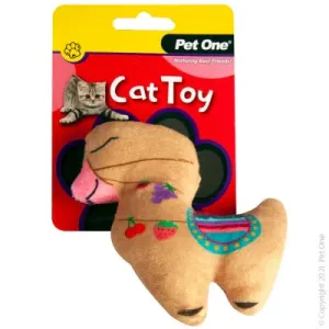 Pet One Plush Llama Cat Toy