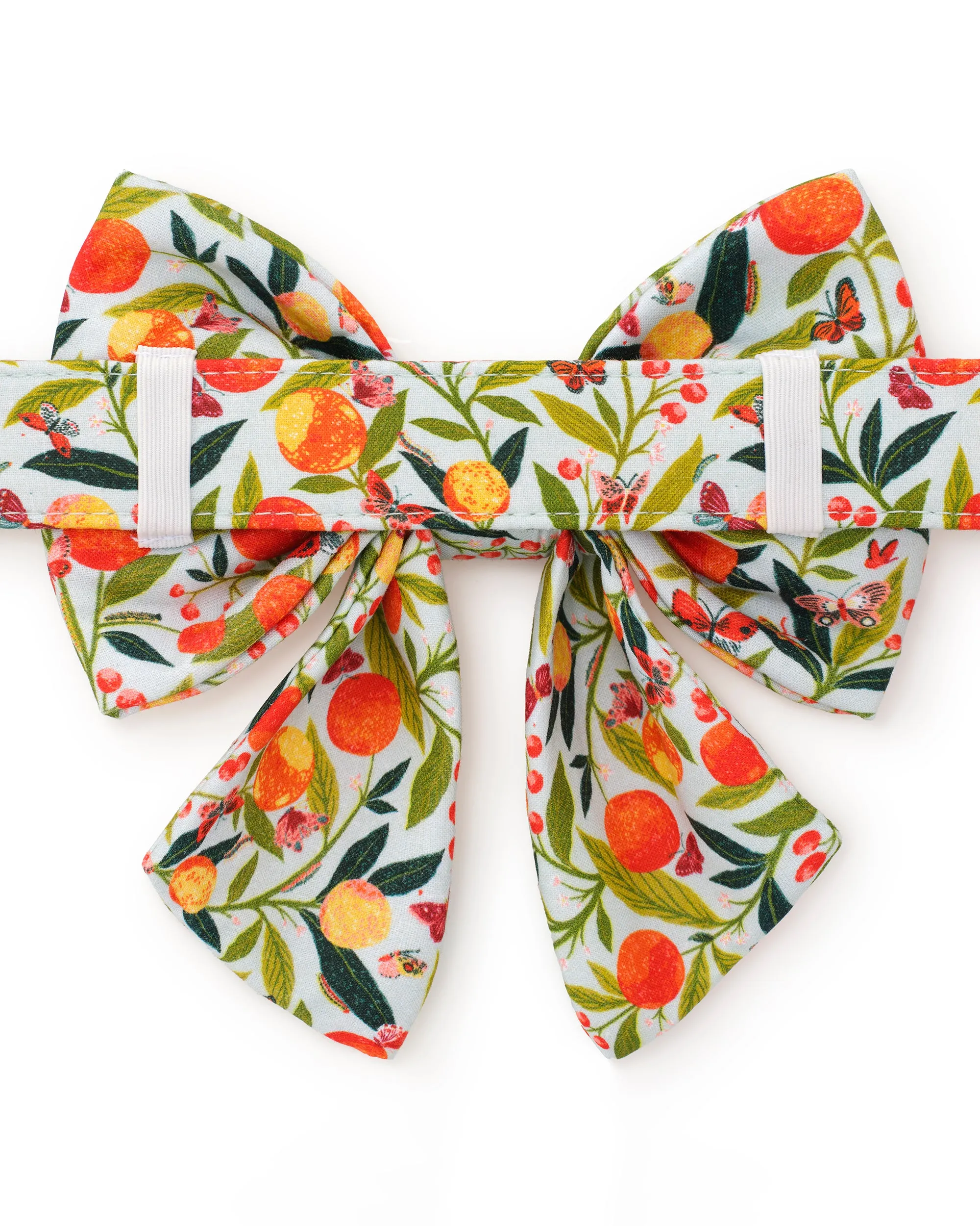 PF x The Foggy Dog Butterfly Grove - Lady Dog Bow - Soft Blue