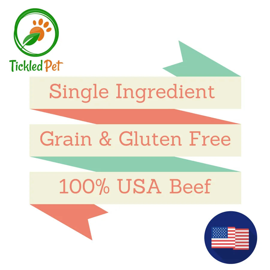 Premium Single Ingredient Beef Jerky Dog Treats