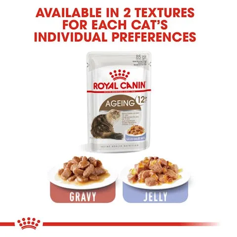 Royal Canin | Cat Wet Food Pouch | Ageing 12  In Jelly - 85g
