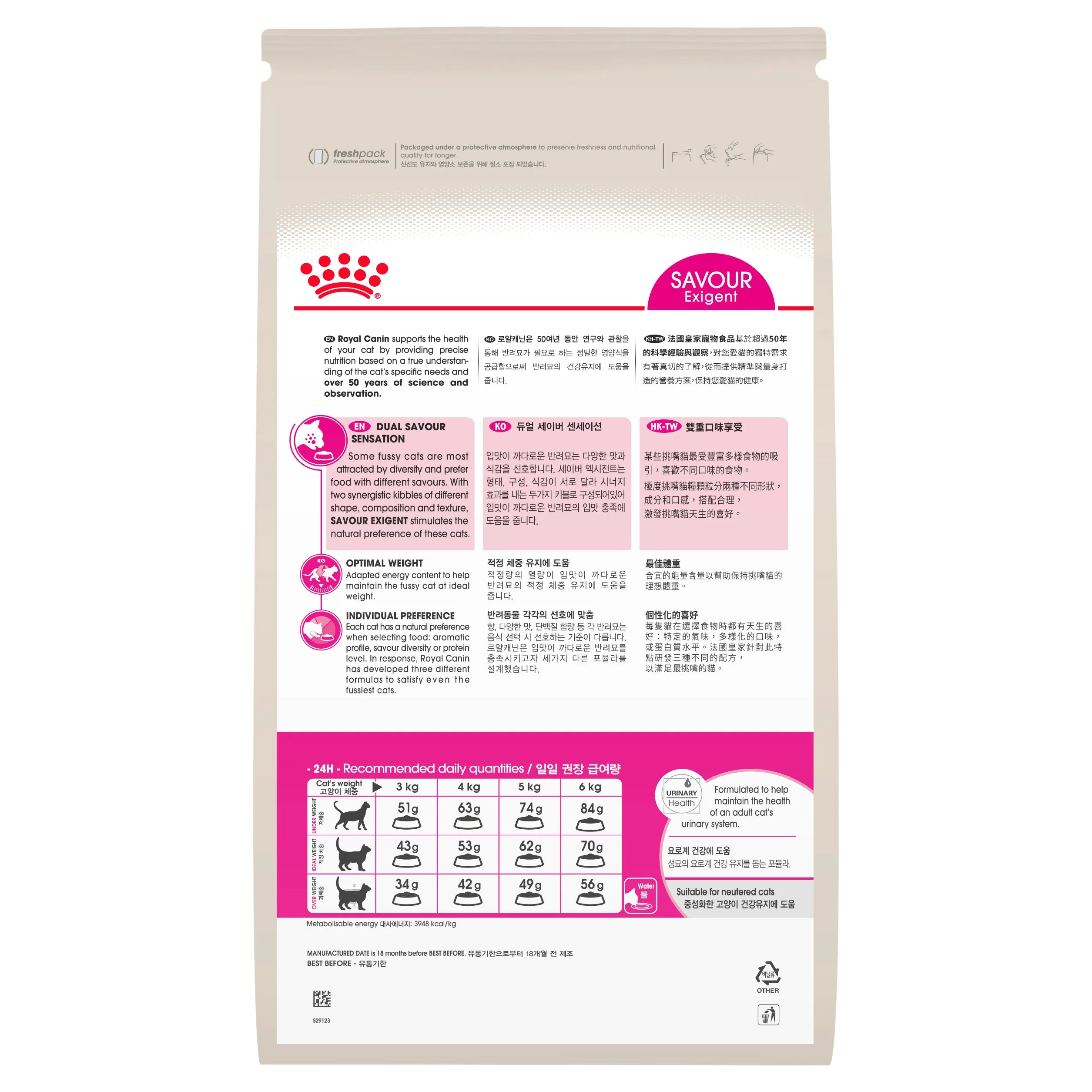 Royal Canin Exigent Savour Adult Dry Cat Food 4kg