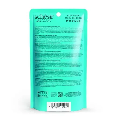 Schesir After Dark Velvet Adult Wet Cat Food Chicken/Quail Egg 80g x 12