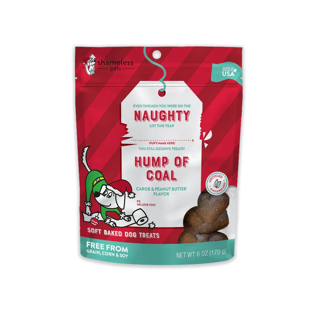 Shamless Naughty Hump of Coal Carob & Peanut Butter Soft Baked Dog Treats (6 oz)