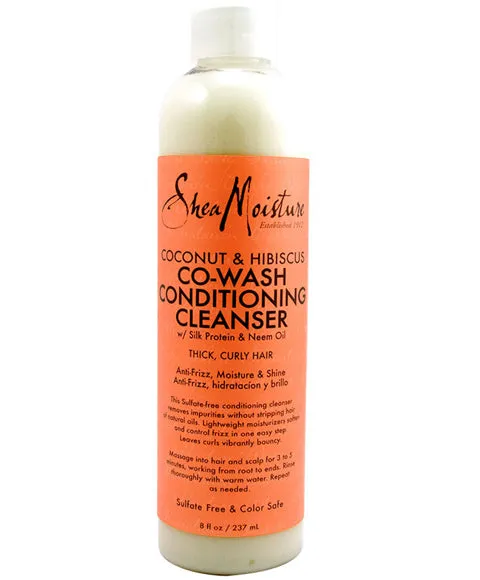 Shea Moisture Coconut And Hibiscus Co Wash Conditioning Cleanser 237ml
