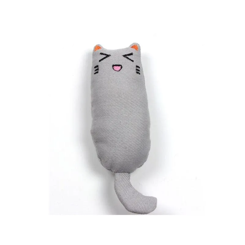 Teeth Grinding Cat Plush Toy