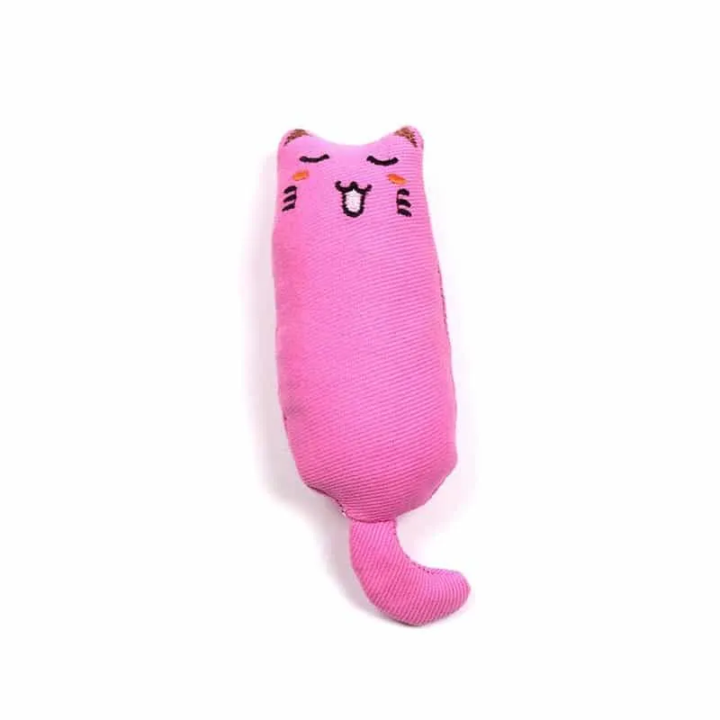 Teeth Grinding Cat Plush Toy