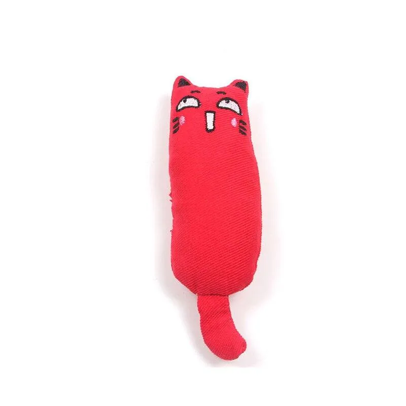 Teeth Grinding Cat Plush Toy