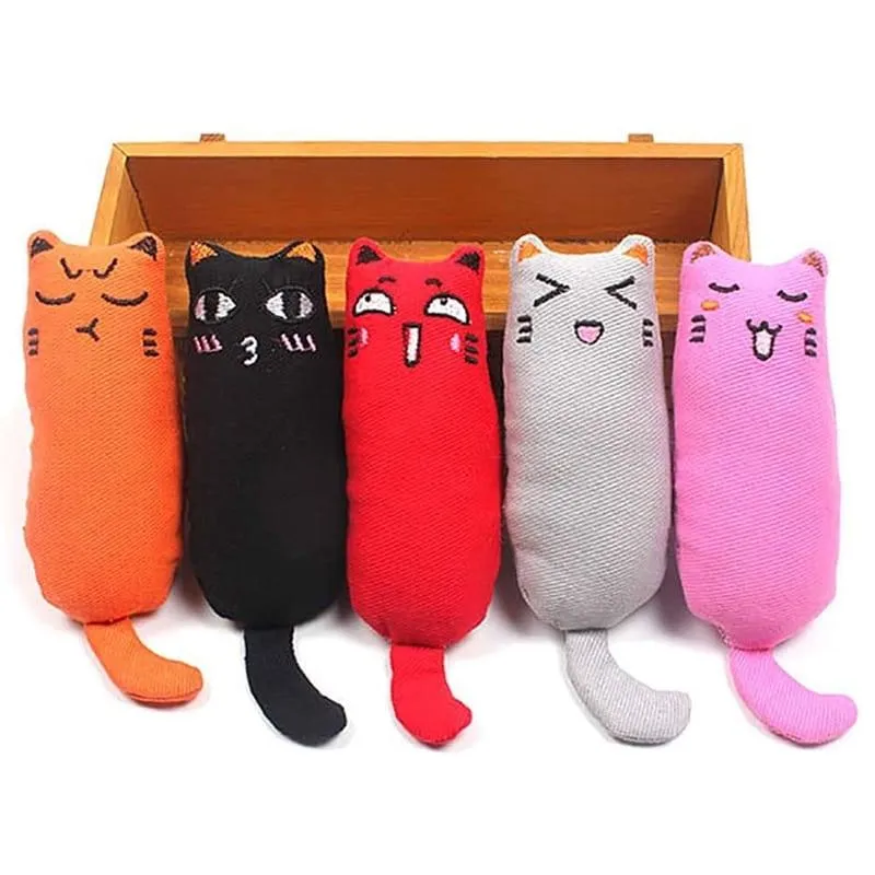 Teeth Grinding Cat Plush Toy