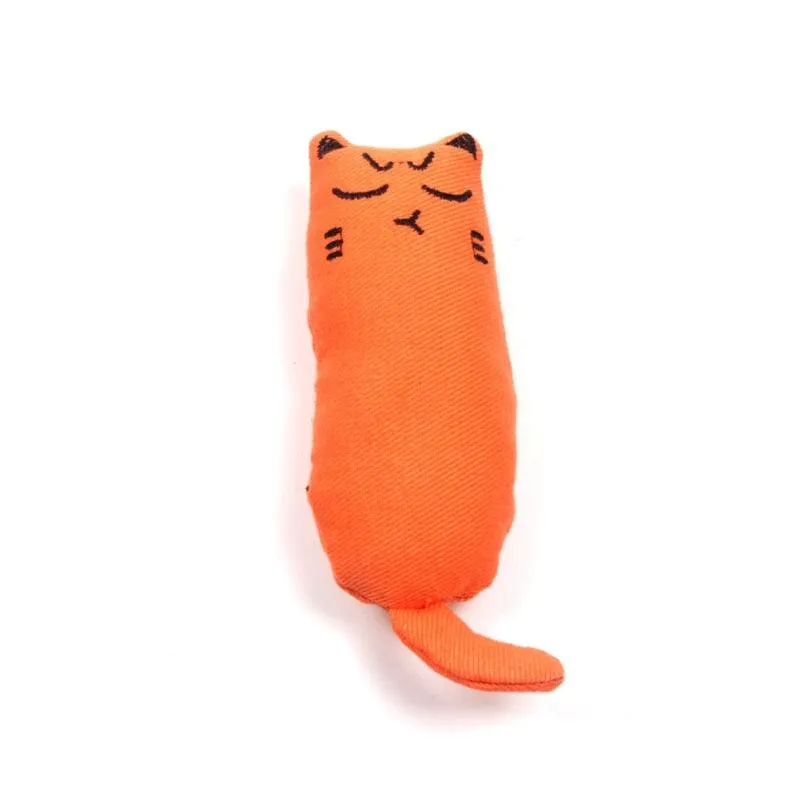 Teeth Grinding Cat Plush Toy