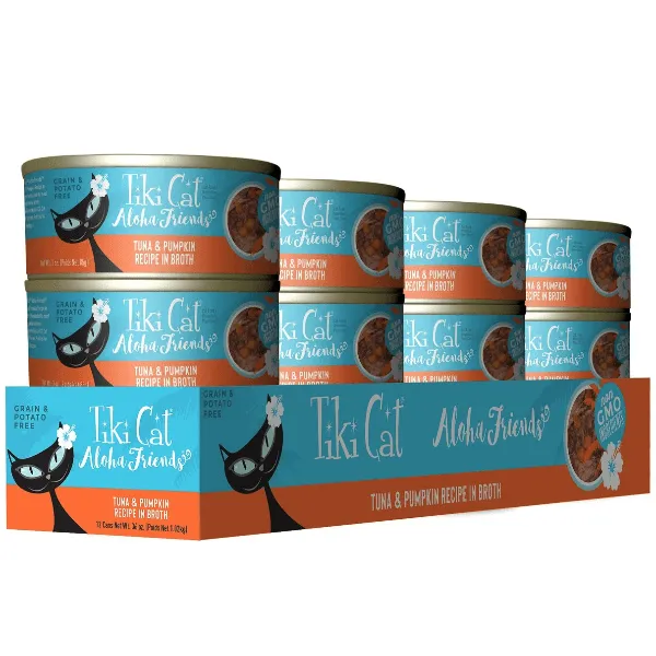 Tiki Cat Aloha Friends Tuna & Pumpkin Recipe Canned Cat Food