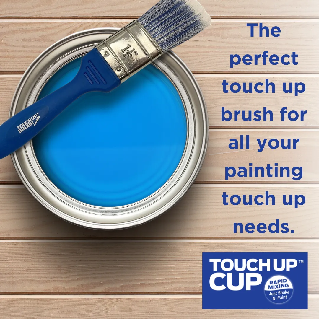 Touch Up™ Brushes | Two Pack - Comfort Grip Paintbrush Set