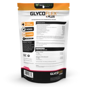 VetriScience GlycoFlex Plus Bacon Flavor Soft Chews Joint Supplement for Dogs 45 ct